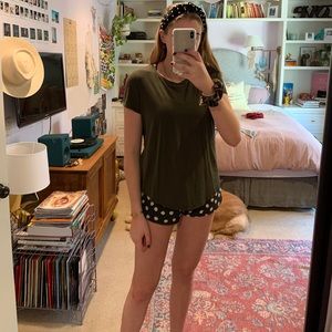 Lulu Athletica dark green tshirt